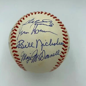 1950 Philadelphia Phillies Whiz Kids NL Champions Team Signed Baseball JSA COA - Picture 1 of 8