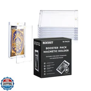 RIXUGIT Confezione da 10 Supporti Magnetici One Touch Booster-Pack - Protezione UV Trasparente - Foto 1 di 5