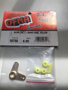 OFNA # 10750  Alum. CNC L - Shape Arm, Yellow     MIB - Picture 1 of 1
