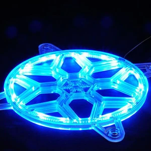 Silverstone FG121 Plastic 120mm Fan Grille w/ 24pcs RGB LED Strip - Picture 1 of 6