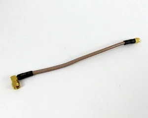 8" SMA/M auf SMA/M rechtwinklige Steckerbaugruppe - Gold *NOS* - Bild 1 von 4