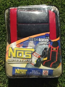 TWO RED NOS THROW OVER, SEAT COVER, FIT BUCKET SEAT - Picture 1 of 1