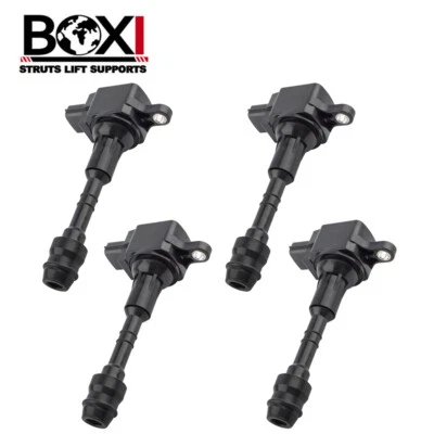 4 Pack Ignition Coil for Infiniti FX45 M45 Q45 4.5L V8 UF482 C1412 50077 IC562 - Image 1 of 4