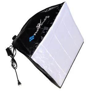 LS Pro Studio 16x16x19 Softbox Light Kit w/ Diffuser & Cord – No Bulb - Picture 1 of 8