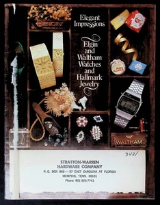 1970's Elgin & Waltham Watches & Hallmark Jewelry Catalog Memphis Tenn. - Picture 1 of 8