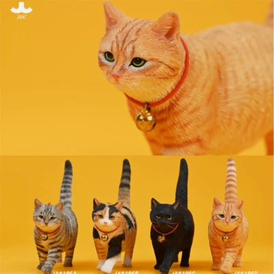 JXK 1/6 中国花园猫模型雕像动物雕像装饰收藏礼物 — 第 1/4 张图片