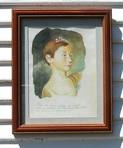 Original Watercolor Ballerina Girl by Castillo 1985 - Picture 1 of 16