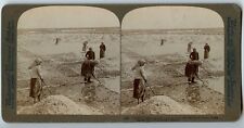 Salt Fields Solinel Russia Vintage Stereoview 1898