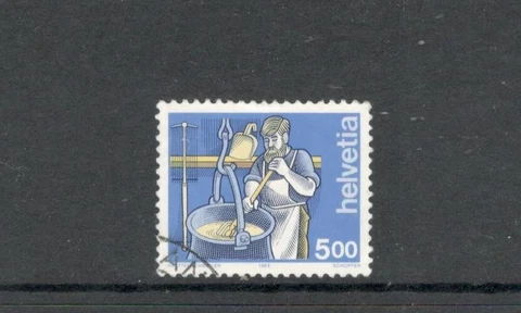 SWITZERLAND - INDUSTRY - CHEESEMAKER - #848 - USED - YR 1992 Cover