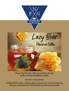 FNG Kaffee - Fauler Bär (Süßhonig & Brombeere) - gemahlene oder ganze Bohne - 16 Unzen - Bild 1 von 1