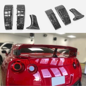 Kit de stents de bloque elevador de bloque elevador de alerón trasero para Nissan R35 GTR aspecto de carbono forjado - Imagen 1 de 17