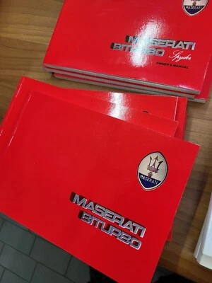 LIBRETTO USO E MANUTENZIONE MASERATI BITURBO EDIZIONE TEDESCA - Immagine 1 di 4