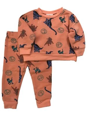 Jurassic World Infant & Toddler Girls Dinosaur Outfit Sweatshirt & Pants Set - Image 1 of 2