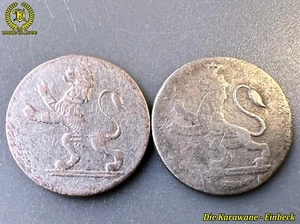 2 x 1/24 Taler Hessen - Kassel 1807 - F - Kurfürst Wilhelm I. 1803-1807 - Bild 1 von 8