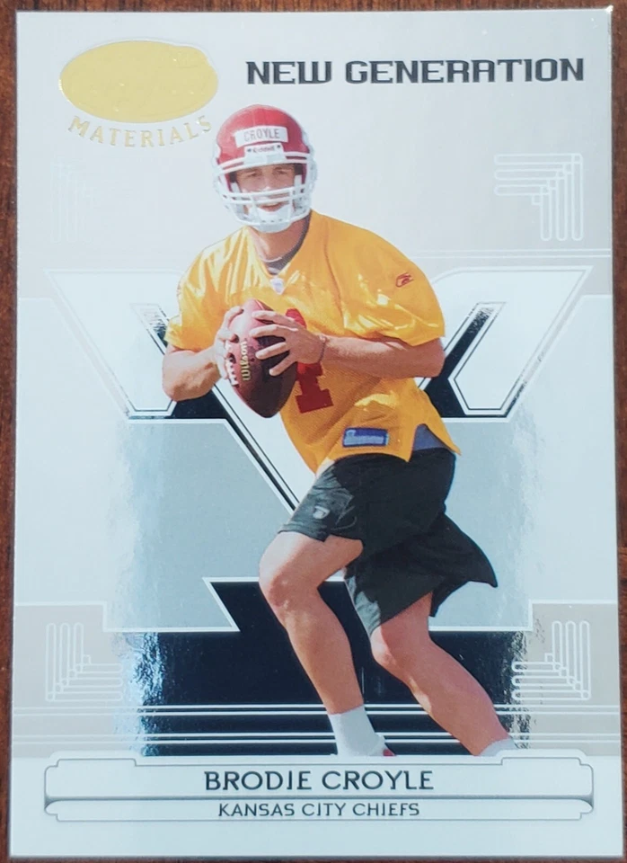 2006 LEAF CERTIFIED MATERIALS BRODIE CROYLE ROOKIE SP /500 CARD #151 NM-MT - Image 1 of 2