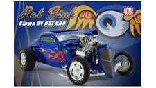 1934 Rat Fink Blown 1:18th Blue With Flames Altered Coupe