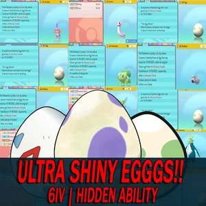 Pokémon Diamante Brillante y Perla Brillante Huevos Brillantes 6IV ¡¡Y Habilidades Ocultas!!¡! - Imagen 1 de 1