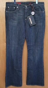 AG Adriano Goldschmied The Angel Bootcut Jeans Women 31R Dark Wash USA Stretch - Picture 1 of 7
