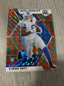 D'ANDRE SWIFT 2020 Panini Mosaic #274 SP Red Green Reactive Prizm Rookie Card RC - Picture 1 of 4