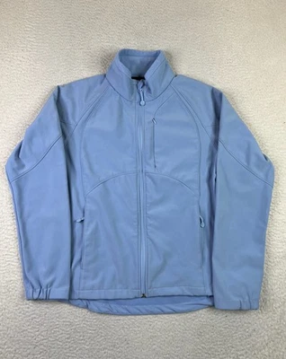Black Diamond Jacket Womens Medium Blue Softshell Fleece Lined Outdoor Hiking - Image 1 of 4