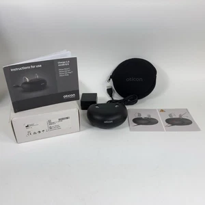 Oticon Charger 1.0 Mini RITE R Hearing Aids, Oticon More, Opn S, Opn Play, Ruby - Picture 1 of 24
