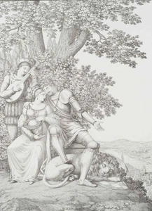J. PEROUX (1771-1849), Friedrich der Siegreiche, um 1821, Lithographie Romantik - Bild 1 von 4