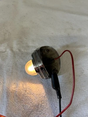 Lâmpada de placa de matrícula BMC Lucas Austin America parachoque traseiro funciona britânica  - Imagem 1 de 4