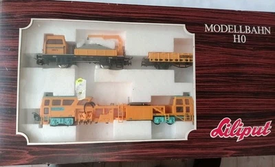 Liliput HO, Set Nr.380. Gleisstoffmaschine, Mainliner Duomatik, Neuwertig, OVP. - Bild 1 von 4