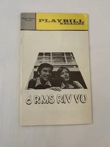 6 RMS RIV VU playbill Jerry Orbach Jane Alexander 1972 Broadway Helen Hayes - Imagen 1 de 7