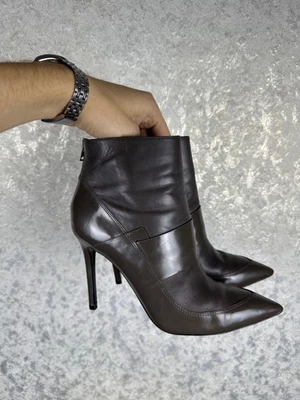 Botines AllSaints Xavier marrón tacón de aguja talla EU 40.5 / US 10.5 Foto 1 de 4