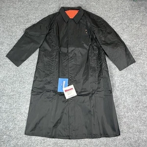 Giacca impermeabile vintage Blauer uomo 42R nero blaze arancione reversibile Defender 733 - Foto 1 di 8