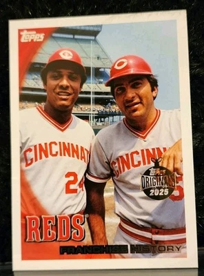 2025 Topps Holiday #415 Johnny Bench Buyback Originals Gold Stamp 2010 Topps - Image 1 of 2