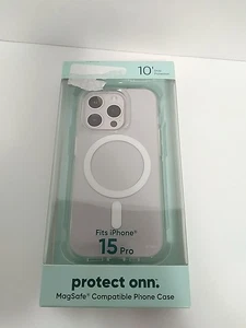 Phone Case for iPhone 15 Pro Protect ONN 10' drop protection New, sealed - Picture 1 of 6