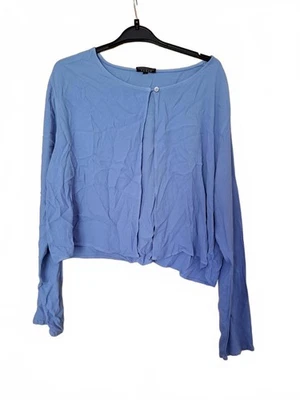 PURE Light Blue Oversized Cardigan, Size 12 - Image 1 of 4