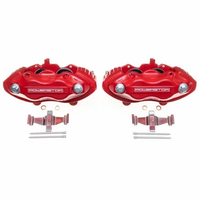 Power Stop Brake Calipers For Mercedes-Benz S600 2007-2013 | Front | Red - Image 1 of 4