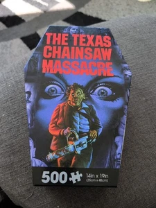 The Texas Chainsaw Massacre Sarg Box 500 Teile Puzzle komplett ohne Poster - Bild 1 von 7
