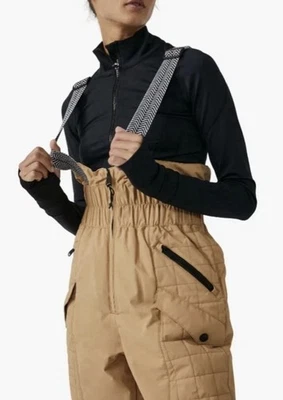 Pantalones de esquí Free People Movement todo preparado con tirantes ajustables tostados talla XS Foto 1 de 4