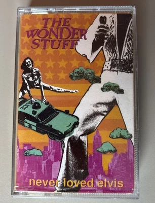 THE WONDER STUFF - NEVER LIKED ELVIS - Cassette Tape Album Polydor 1991 - Image 1 of 4