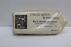 Vintage Uncle Ken’s Wind Mill Wooden Toy/ Model Kit - New Unopened - Picture 1 of 2