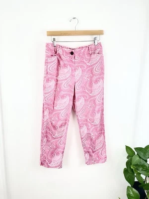 Pantalones capri Talbots 8P rosa blanco cachemira recortados perfectos para mujer 8 pequeños  Foto 1 de 4