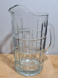 Anchor Hocking Glas Krug Tartan kariert Manchester schwer klar 50 Unzen 9,5" Höhe - Bild 1 von 6