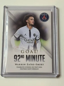 2023 Futera GOAL! #PGL12 Warren Zaire-Emery Rookie 021/112 - Picture 1 of 2