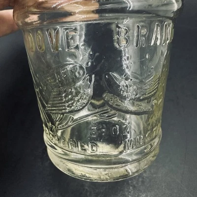 6 OZ. FRASCO DE MOSTAZA MARCA DOVE ORIGINAL FRANK TEA & SPICE CO. JUMBO MANTEQUILLA DE MANÍ Foto 1 de 4