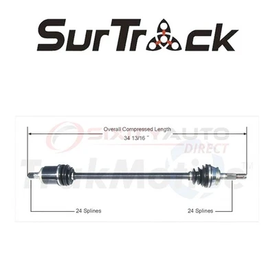 SurTrack CV Axle Shaft for 1982-1986 Nissan Sentra 1.5L 1.6L 1.7L L4 - ke Foto 1 de 4