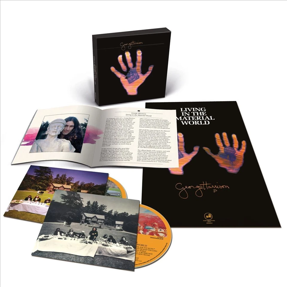 GEORGE HARRISON LIVING IN THE MATERIAL WORLD [50TH ANNIVERSARY] [DELUXE 2 CD] NE - Image 1 of 1