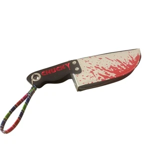 Chucky Bloody Knife Wristlet Bag Purse, Horror Halloween Bride Of Chucky Zip - Picture 1 of 7