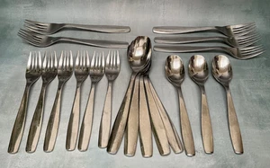19 pc NON STOP Gourmet Settings Flatware Set Spoons Forks - Picture 1 of 1