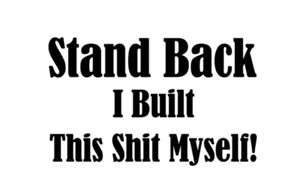 funny bumper stickers for cars truck vinyl window decals USA Built not Bought - Picture 1 of 2
