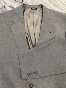 Hart Schaffner Marx 46 LONG 100% Wool Tweed Sport Coat Jacket - Picture 1 of 6