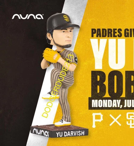 *PRESALE* Yu Darvish 3,000 Strikeouts Bobblehead San Diego Padres 7/24/23 SGA Cover